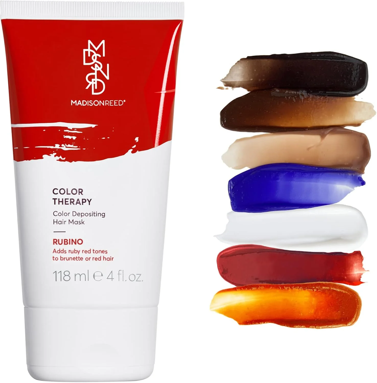 ماسک مو رنگساژ و ترمیم کننده عمیق مو مادیسون رید، آبرسان قوی، احیا کننده رنگ مو، حاوی کراتین و روغن آرگان، 118 میلی لیتر