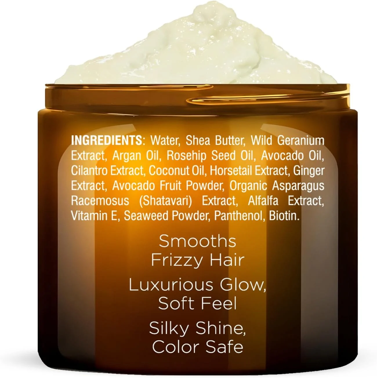 ماسک موی آووکادو و نارگیل مجستیک پیور برای موهای خشک و آسیب دیده - غنی شده با بیوتین - نرم کننده عمیق، ضخیم کننده مو، برای موهای سالم و هیدراته، بدون سولفات، 470 میلی لیتر