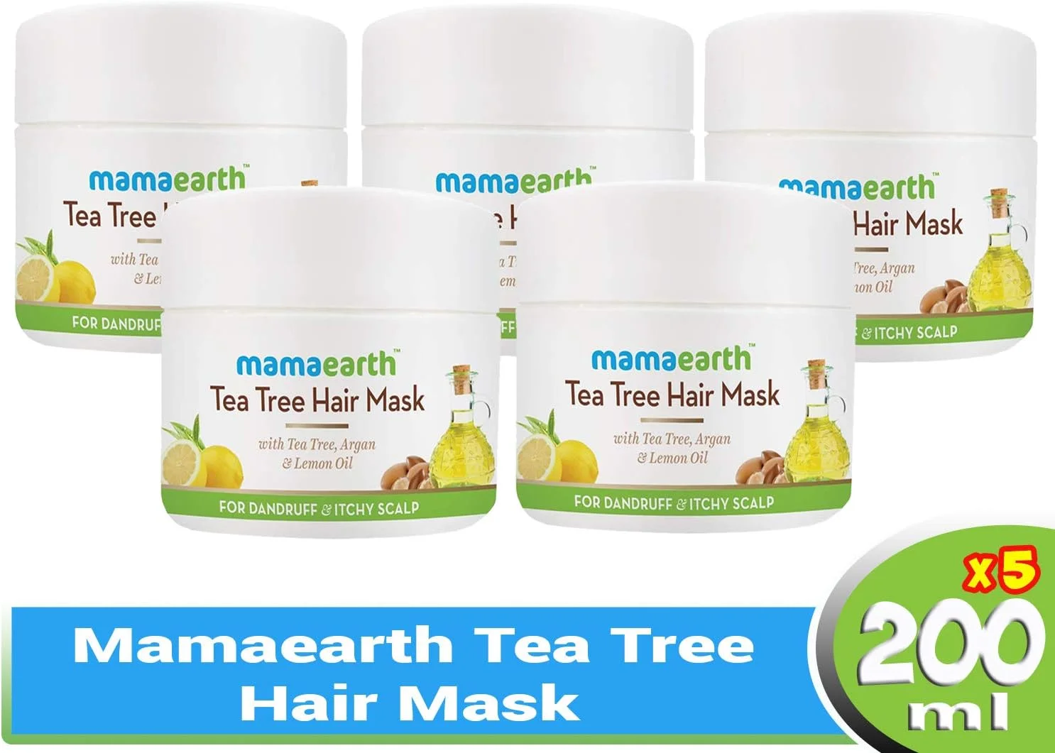 ماسک مو درخت چای ماماارت (بسته 5 عددی)