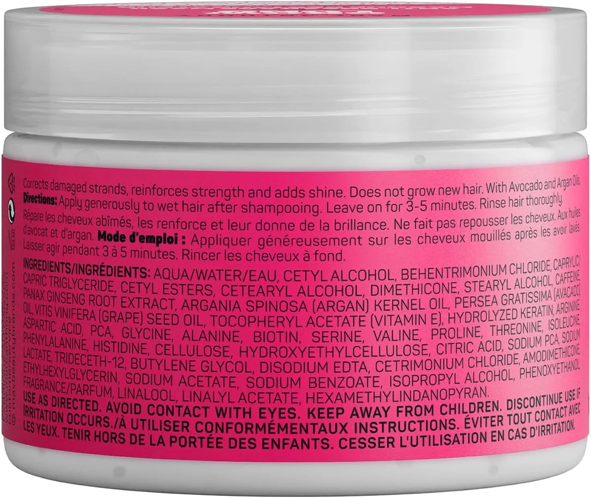 ماسک موی ترمیم کننده عمقی مارک آنتونی برای موهای خشک و آسیب دیده، تقویت کننده رشد مو حاوی بیوتین - روغن آرگان، کافئین و کراتین، درمان ترمیم کننده و ضد وز برای موخوره و شکنندگی