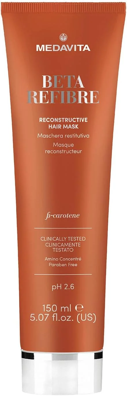 ماسک ترمیم کننده مو مداویتا بتا ریفایبر 150 میلی لیتر، احیا کننده و بازسازی کننده فیبر مو، ساخت ایتالیا ماسک ترمیم کننده مو مداویتا بتا ریفایبر 150 میلی لیتر، احیا کننده و بازسازی کننده فیبر مو، ساخت ایتالیا
