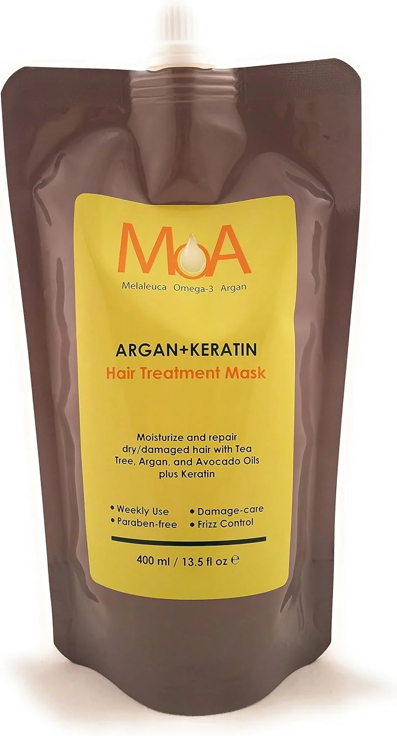 ماسک مو آرگان کراتین موآ، 400 میلی لیتر