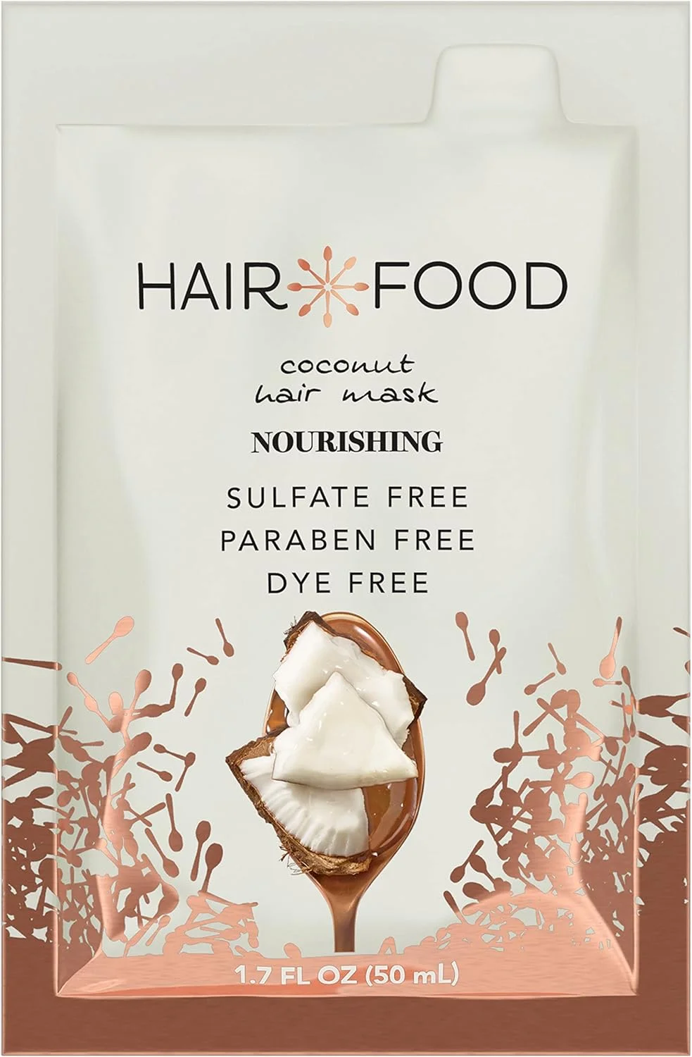 ماسک موی مرطوب کننده نارگیل، مناسب موهای فر، 50 میلی لیتر، 10 عدد