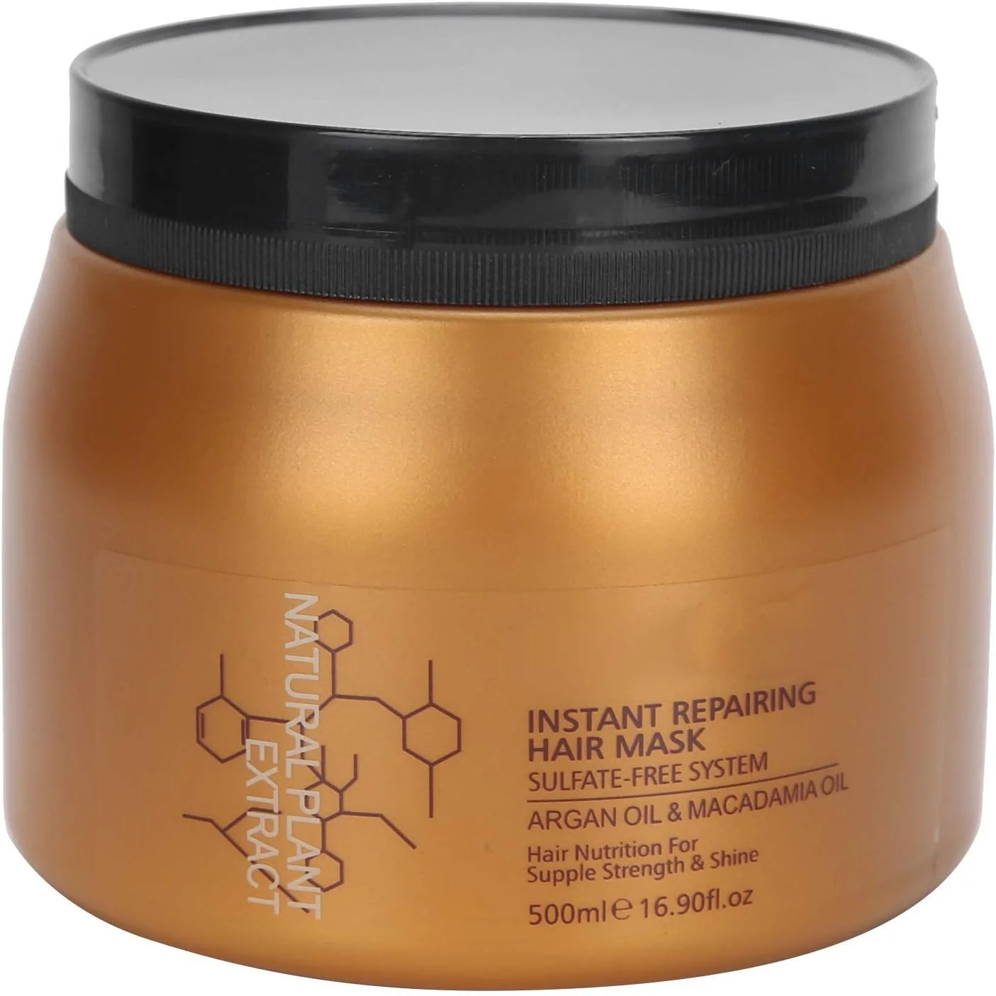 ماسک مو، نرم کننده مرطوب کننده 500 میلی لیتری بدون نیاز به بخار، ماسک مو مغذی برای درمان وز مو مناسب بانوان برای سالن آرایش مو