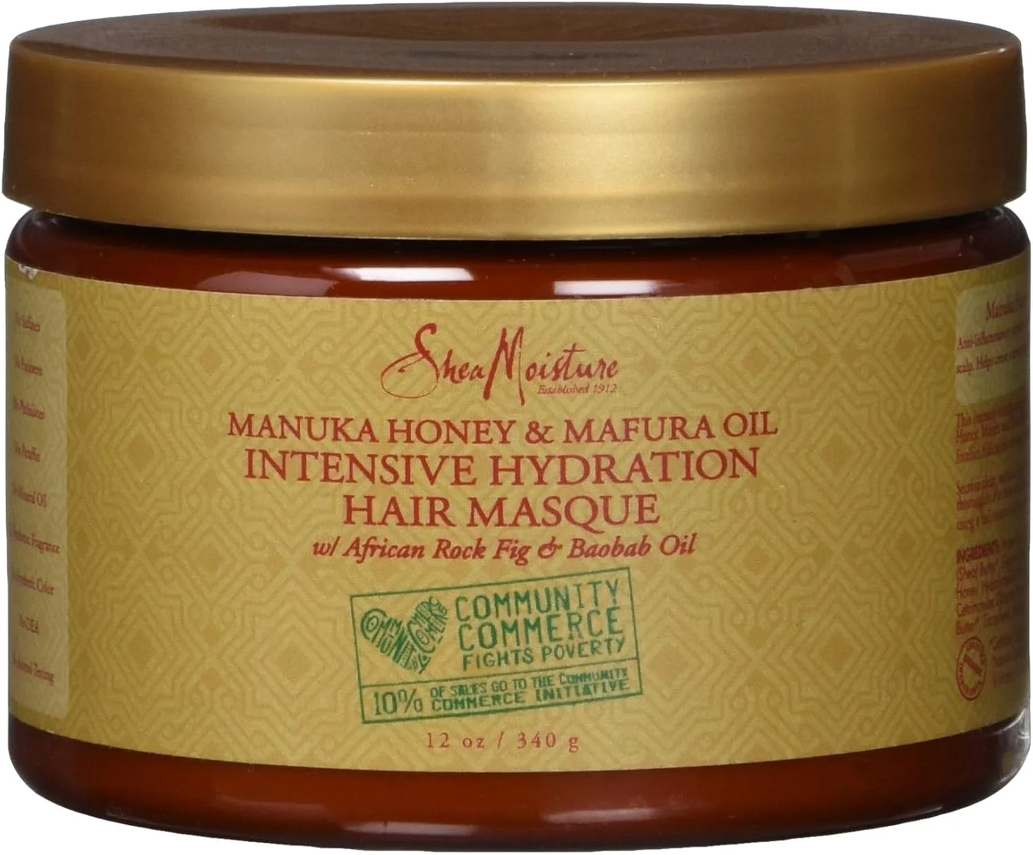 ماسک موی آبرسان قوی روغن مافورا Shea Moisture، ۳۴۰ گرم