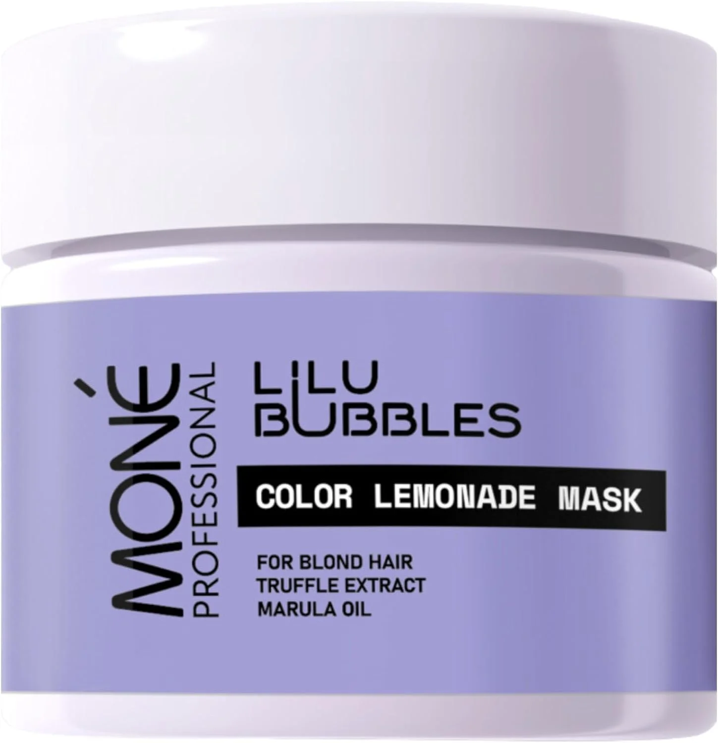 ماسک موی حرفه ای مونِ برای موهای آسیب دیده - بلوند، دکلره شده، رنگ شده بلوند - کراتین - درمان مغذی عمیق مو - 300 میلی لیتر