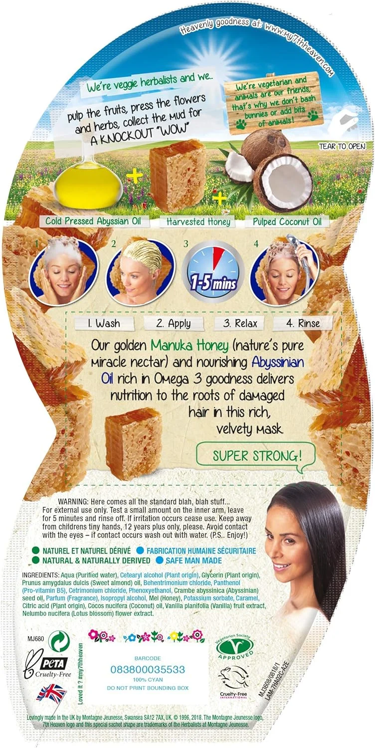 ماسک نجات دهنده مو با عسل مانوکا مونتین ژونس