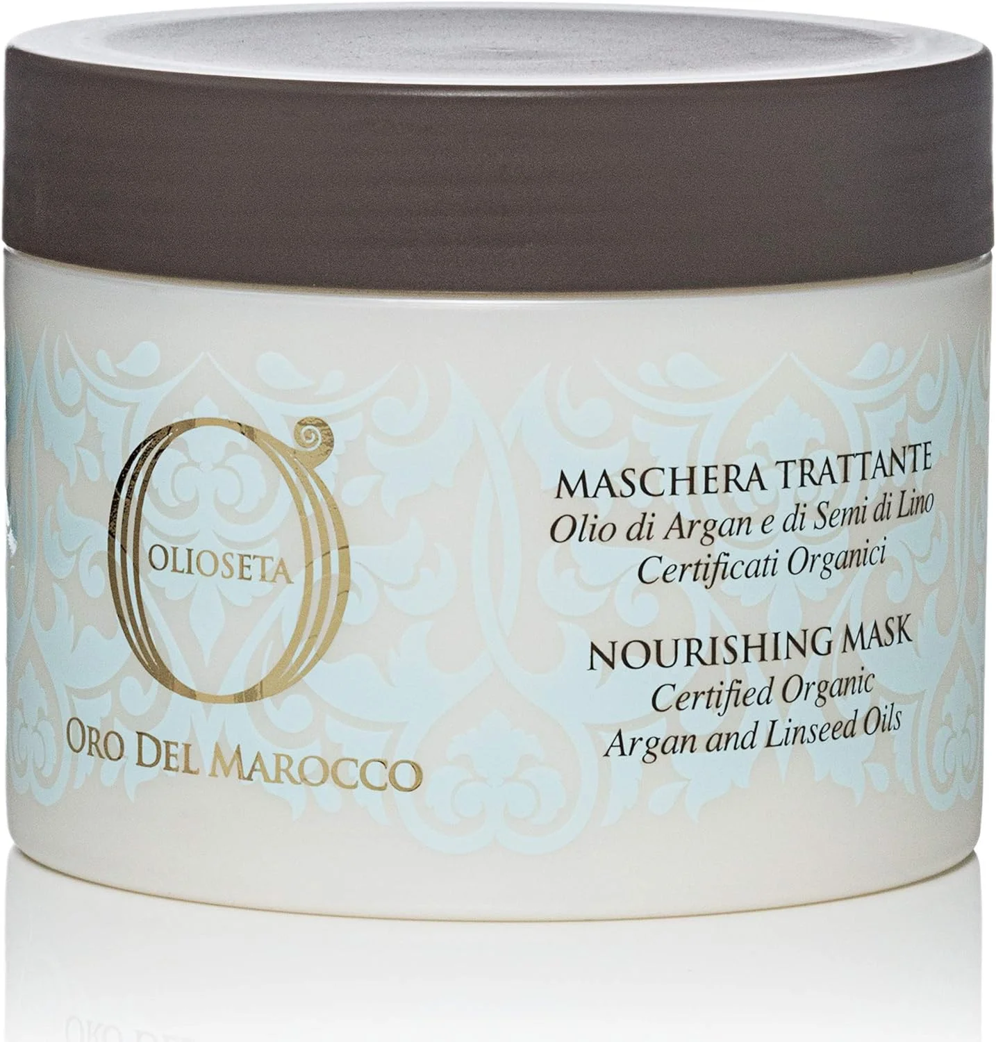 ماسک درمانی بازسازی کننده مو Barex Gold de Morocco حاوی فیبر، مغذی و حجم دهنده مناسب برای موهای شکننده و وز 250 میلی لیتر