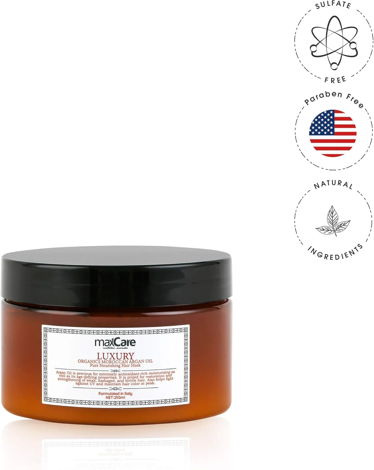 ماسک مو روغن آرگان مکس کر، 250 میلی لیتر، نرم کننده عمیق برای موهای خشک و آسیب دیده ماسک مو روغن آرگان مکس کر، 250 میلی لیتر، نرم کننده عمیق برای موهای خشک و آسیب دیده