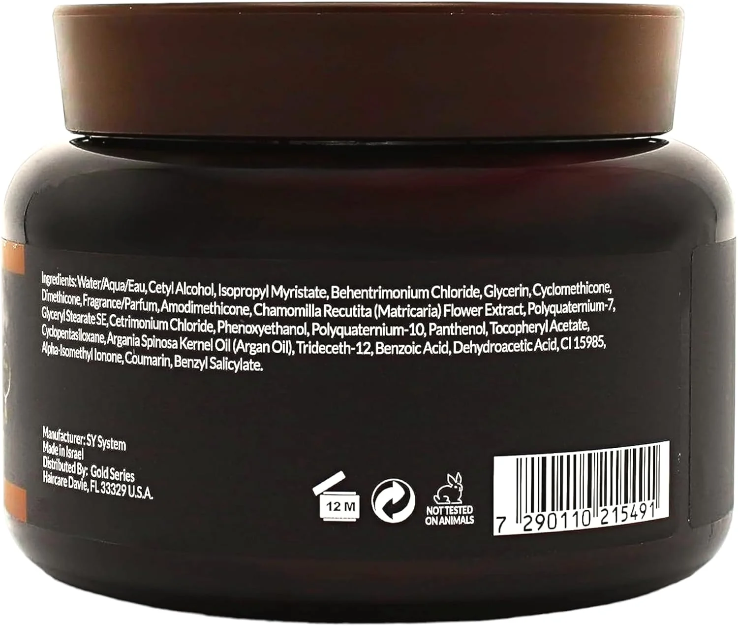 ماسک موی آبرسان عمیق سری طلای مراکشی - درمان مرطوب کننده با روغن آرگان برای موهای خشک و آسیب دیده، نرم کننده حجم دهنده برای پری طبیعی (550 میلی لیتر)