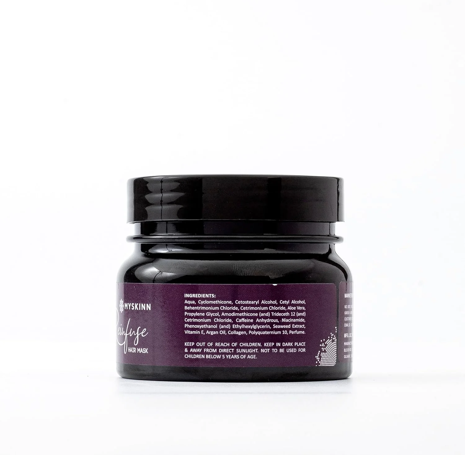 ماسک مو احیا کننده MYSKINN | درمان تغذیه کننده عمیق | ترمیم موهای خشک و آسیب دیده | فاقد پارابن | 250 گرم
