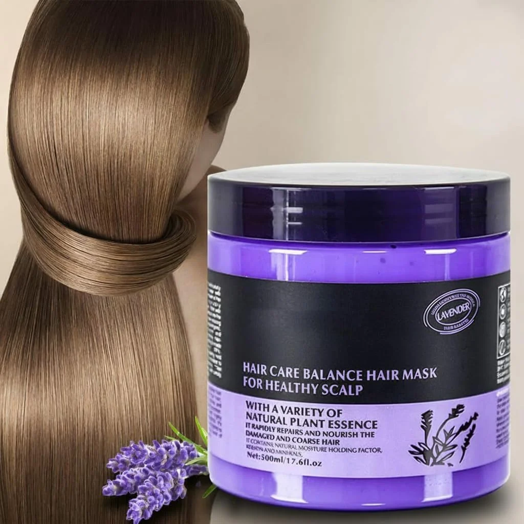 ماسک نرم کننده و ترمیم کننده عمیق مو، درمان مو با کلاژن برای انواع موهای خشک و آسیب دیده، اسانس ماسک مو کلاژن برای آقایان و بانوان، 500 میلی لیتر (اسطوخودوس)