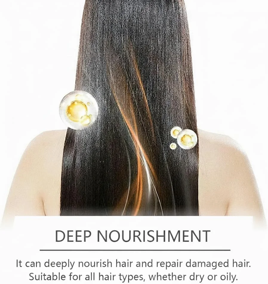 ماسک مو کلاژن آبرسان نالاکال، درمان مو با کراتین، نرم کننده عمیق مغذی برای موهای خشک و آسیب دیده، کرم ترمیم کننده و مرطوب کننده مو (2 عدد)