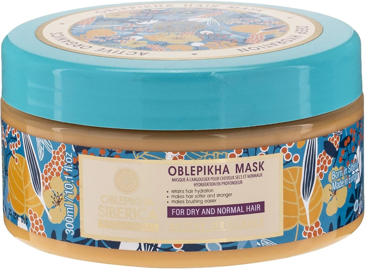 ماسک موی ناتورا سیبریکا برای موهای خشک و معمولی، 300 میلی لیتر