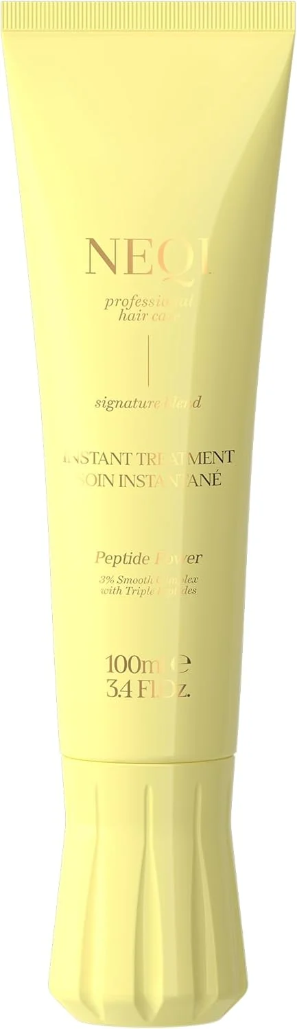 نِکی - قدرت پپتید گنجینه درمان - درمان فشرده 3 دقیقه ای مو برای موهای آسیب دیده و رنگ شده - با پپتیدهای سه گانه و کمپلکس صاف کننده - مراقبت عمیق، ضد شکستگی - 100 میلی لیتر