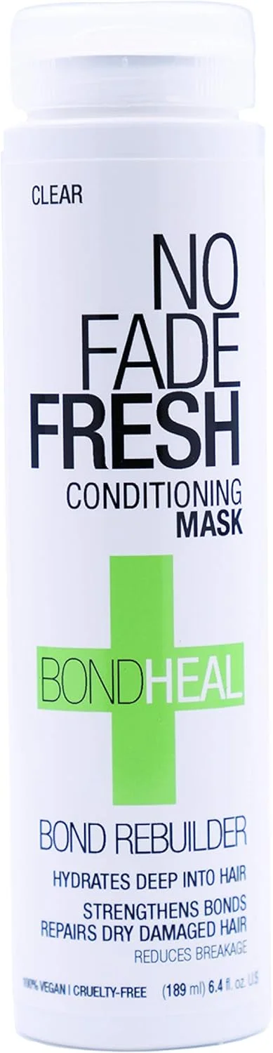 نرم کننده بازسازی کننده پیوند مو NO FADE FRESH BondHeal - نرم کننده پیوندی، ماسک آبرسان برای صاف و تغذیه موهای آسیب دیده یا رنگ شده - 190 میلی لیتر