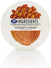 ماسک موی تقویتی حاوی نارگیل و بادام No7 Boots Ingredients