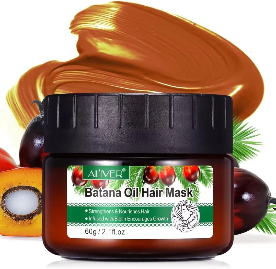 ماسک مو روغن باتانا NIKITA.VIVI برای رشد مو 60 گرم حاوی بیوتین و روغن رزماری | ماسک تقویت کننده و مغذی غنی شده با بیوتین