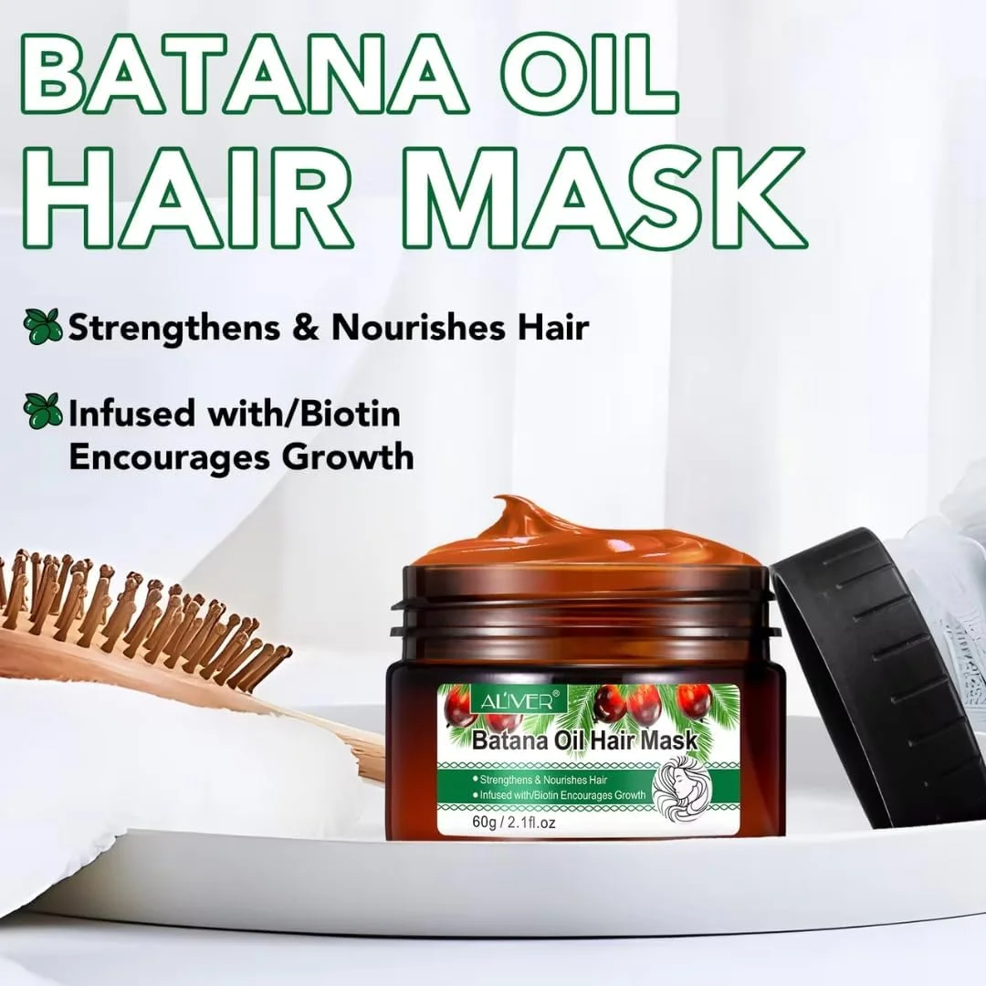 ماسک مو روغن باتانا NIKITA.VIVI برای رشد مو 60 گرم حاوی بیوتین و روغن رزماری | ماسک تقویت کننده و مغذی غنی شده با بیوتین ماسک مو روغن باتانا NIKITA.VIVI برای رشد مو 60 گرم حاوی بیوتین و روغن رزماری | ماسک تقویت کننده و مغذی غنی شده با بیوتین