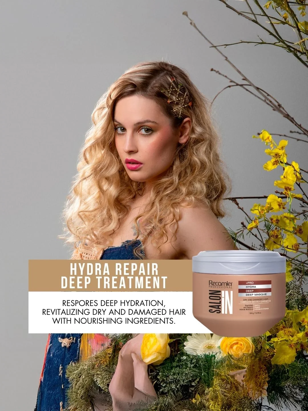 RECAMIER PROFESSIONAL SALON IN +Pro ماسک موی ترمیم کننده و آبرسان عمیق مو 300 گرمی