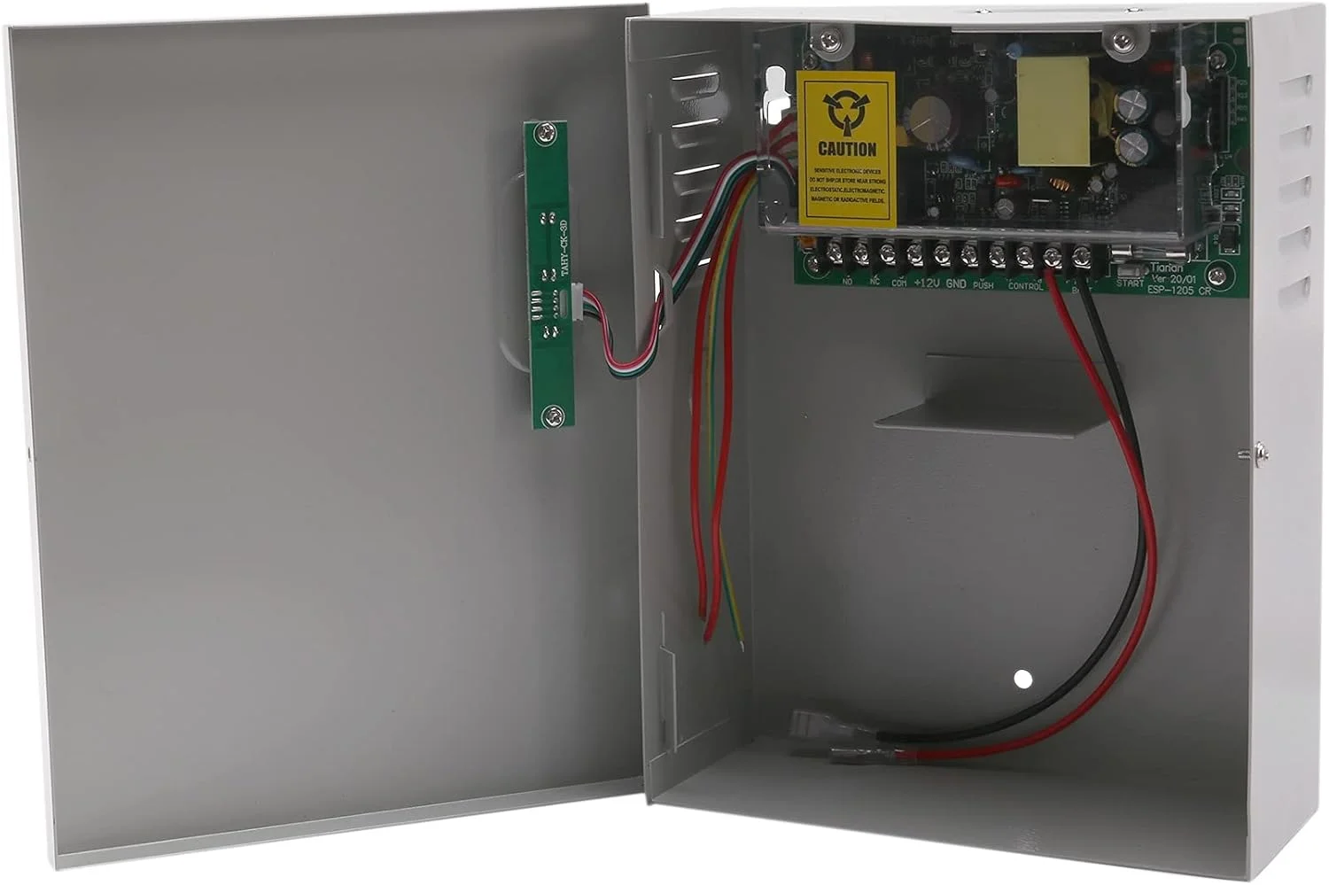 منبع تغذیه سوییچینگ سیستم کنترل دسترسی درب مدل 208CK-D AC 110-240V DC 12V/5A با قابلیت UPS