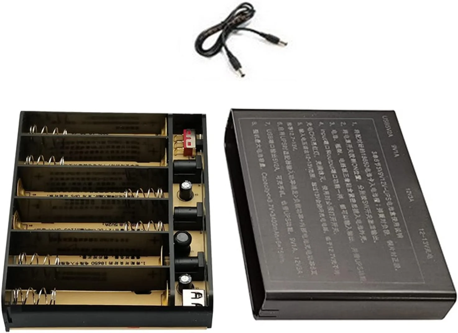 جعبه منبع تغذیه پشتیبان بدون وقفه UPS با خروجی 5 ولت USB، 9 ولت و 12 ولت با فیش 5.5x2.1 میلی‌متری برای روتر، تبلت، تلفن هوشمند و دوربین مداربسته