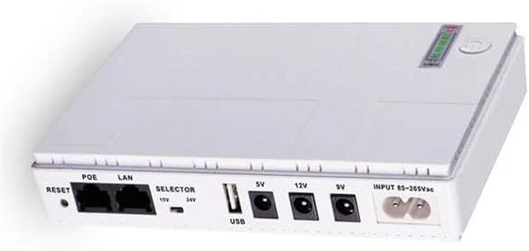 منبع تغذیه بدون وقفه کوچک قابل حمل mAh برای وای فای، روترها، پشتیبان گیری با ظرفیت بالا (10400 mAh-US-1A)