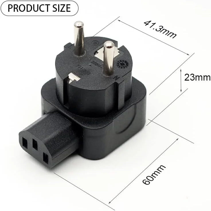 AETOOL - تبدیل کننده دوشاخه EU به IEC320 C13 شوکوس به مادگی IEC320 C13، دوشاخه 2 پین EU به تبدیل PDU/UPS، 10 آمپر 250 ولت (EU به C13 سفید) AETOOL - تبدیل کننده دوشاخه EU به IEC320 C13 شوکوس به مادگی IEC320 C13، دوشاخه 2 پین EU به تبدیل PDU/UPS، 10 آمپر 250 ولت (EU به C13 سفید)