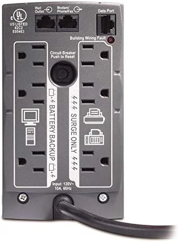 محافظ برق و منبع تغذیه پشتیبان باتری 500VA مدل BK500BLK محافظ برق و منبع تغذیه پشتیبان باتری 500VA مدل BK500BLK