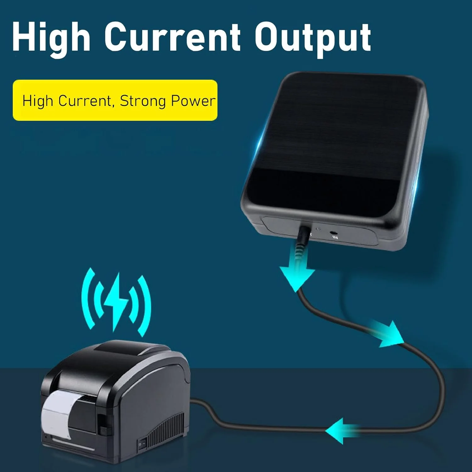 منبع تغذیه پشتیبان باتری 24000mAh، منبع تغذیه خودکار بدون وقفه، منبع تغذیه ، پشتیبان باتری کامپیوتر، منبع تغذیه اضطراری موبایل با مدار کوتاه (19 ولت)
