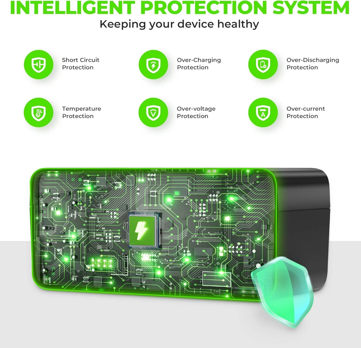 منبع تغذیه اضطراری کوچک CHINTE با ظرفیت 16000mAh، دارای خروجی POE 15V/24V، خروجی DC 5V/9V/12V و USB Type-C برای روتر، مودم، دوربین مداربسته، تلفن و چراغ LED