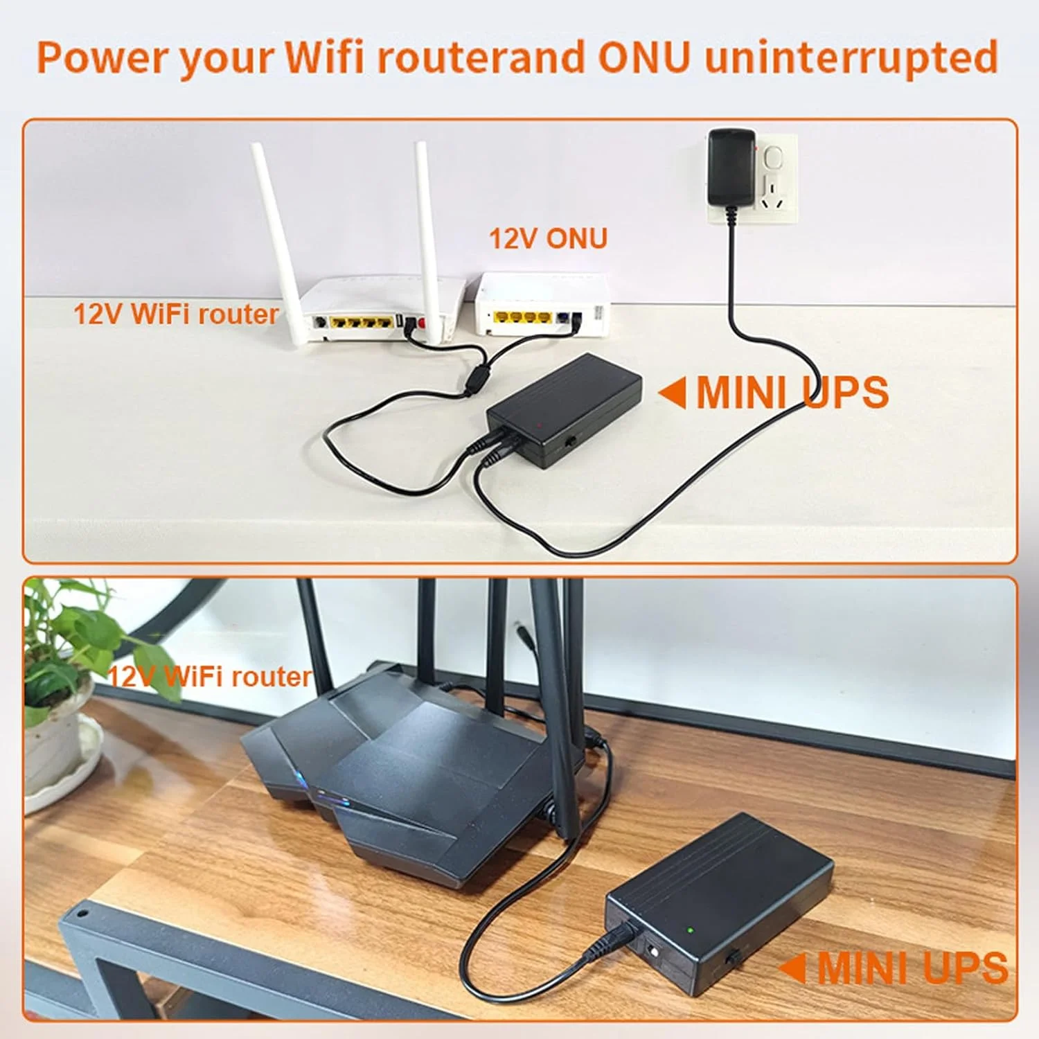 منبع تغذیه بدون وقفه مینی DC UPS مدل Depisuta، باتری پشتیبان 7800mAh با خروجی چند ولتاژ 5V 9V 12V برای مودم روتر دوربین مداربسته منبع تغذیه بدون وقفه مینی DC UPS مدل Depisuta، باتری پشتیبان 7800mAh با خروجی چند ولتاژ 5V 9V 12V برای مودم روتر دوربین مداربسته