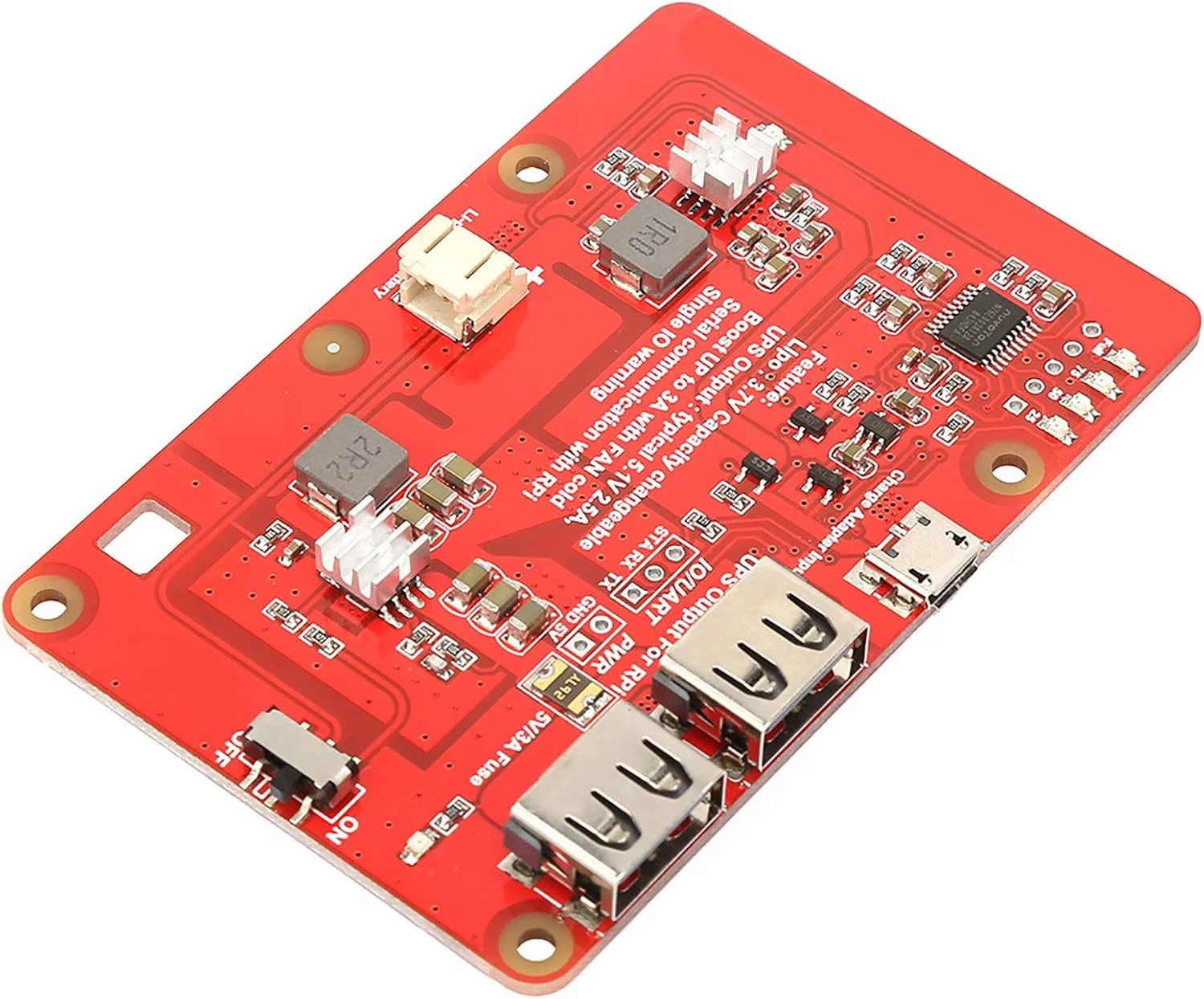 برد توسعه باتری لیتیومی Domary، منبع تغذیه قابل حمل UPS