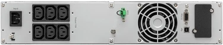 یو پی اس ایتون 9E2000IR، 2000 ولت آمپر، 1800 وات، ورودی: C14، خروجی: (6) C13، رک، 2U