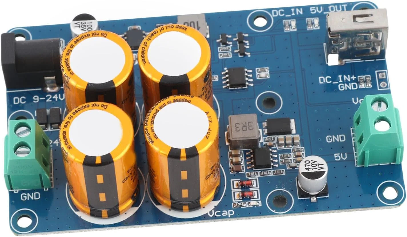 منبع تغذیه بدون وقفه سوپرخازنی Elprico برای ذخیره سازی داده های اضطراری RPI (4S)