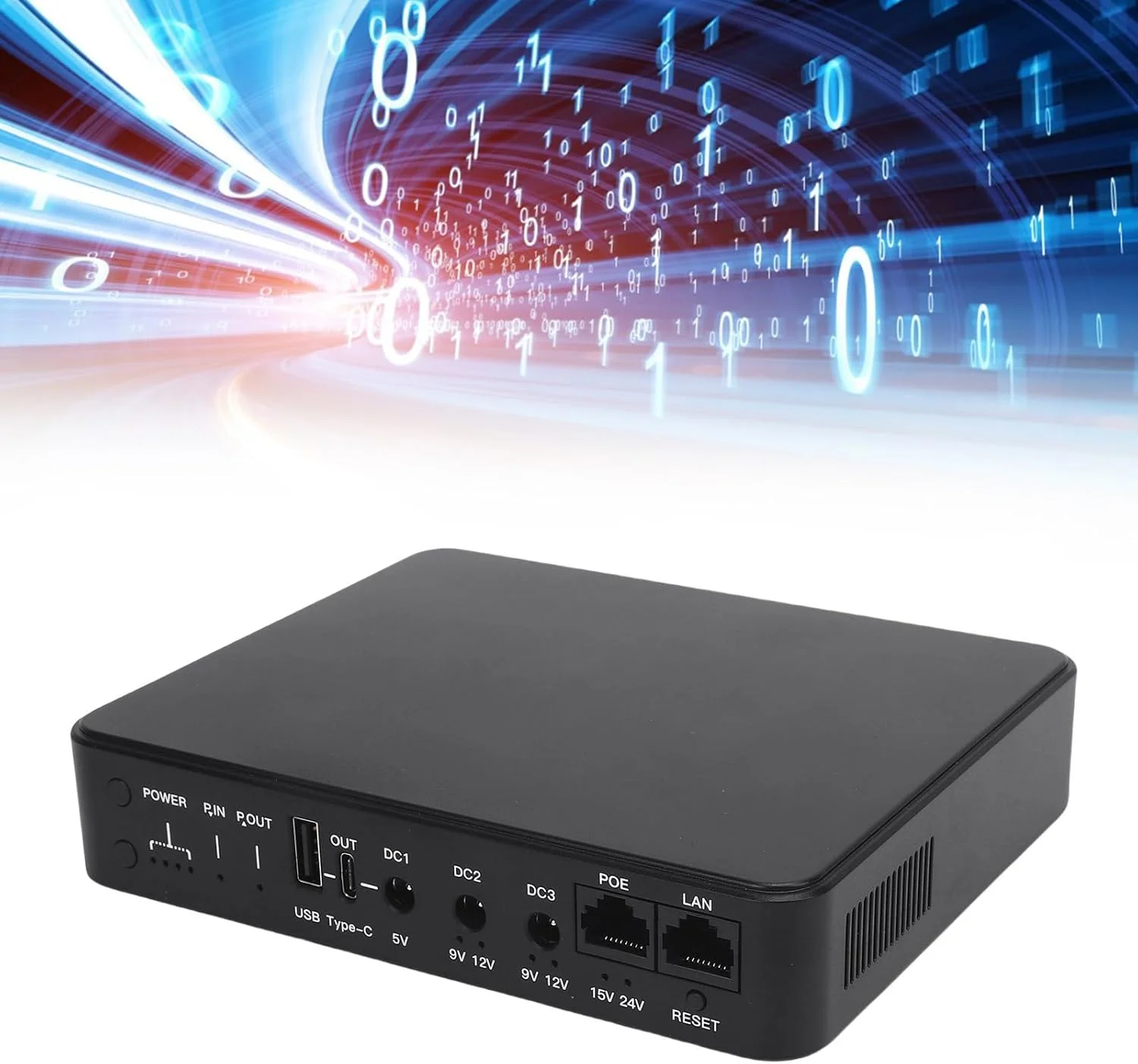 منبع تغذیه پشتیبان باتری مینی UPS فاباتر با 6 اتصال 10400 MAh برای دوربین های امنیتی روتر - ساختار مدار هوشمند برای منبع تغذیه مداوم - مناسب برای کاربران در