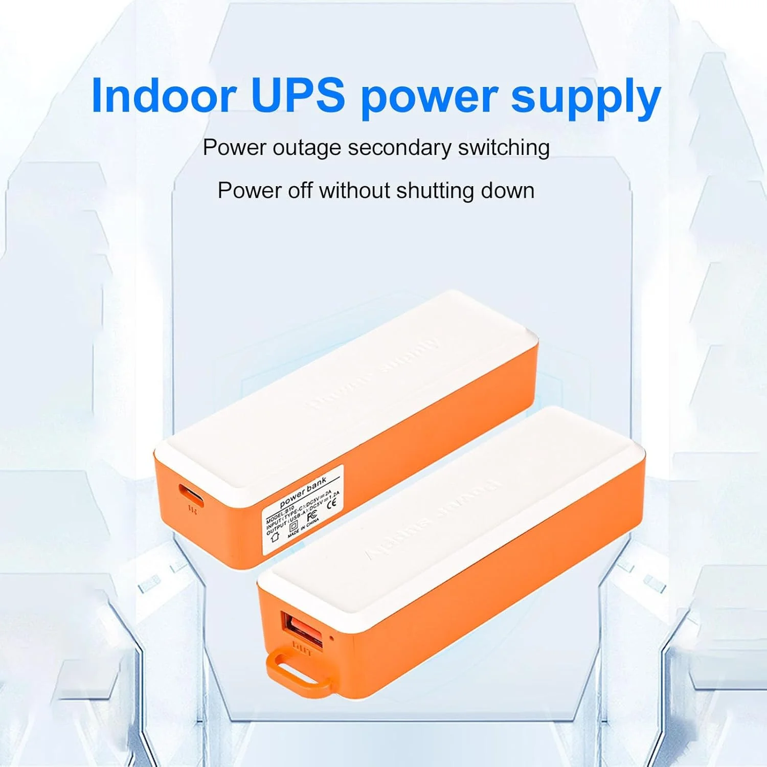 منبع تغذیه پشتیبان باتری مینی UPS فایفیسی 2600mAh DC5V USB برای دوربین مداربسته و دستگاه های الکترونیکی