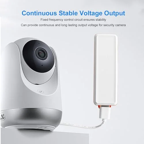 منبع تغذیه بدون وقفه Fockety، 2600mAh DC5V 2A ورودی USB DC5V 1.2A خروجی USB مینی UPS برای روتر تلفن ثابت دروازه WiFi دوربین مداربسته خانگی