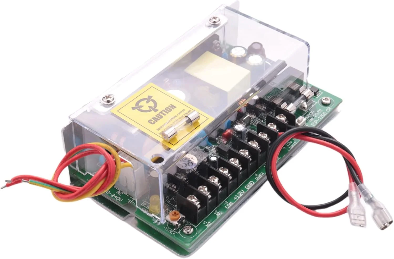 منبع تغذیه کنترل دسترسی درب 12 ولت 5 آمپر DC با عملکرد UPS برای سیستم کنترل دسترسی، قفل از راه دور، AC 110V-240V