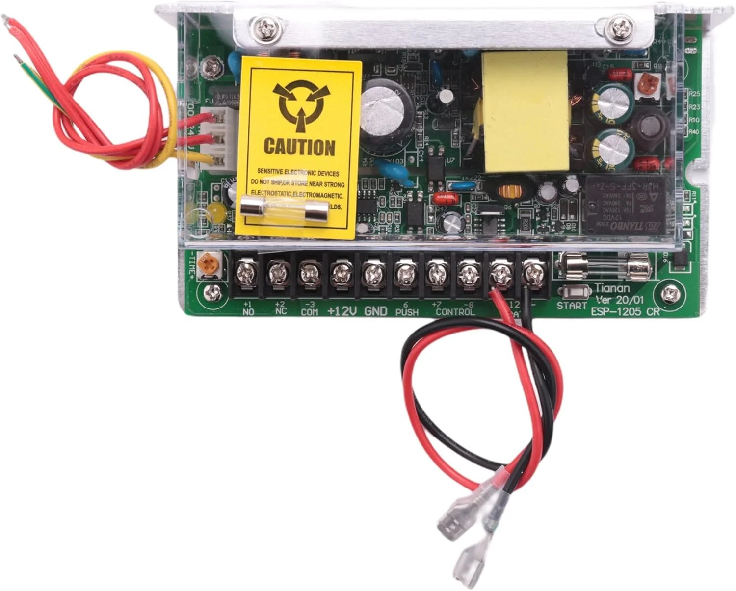 منبع تغذیه کنترل دسترسی درب 12 ولت 5 آمپر DC با عملکرد UPS برای سیستم کنترل دسترسی، قفل از راه دور، AC 110V-240V