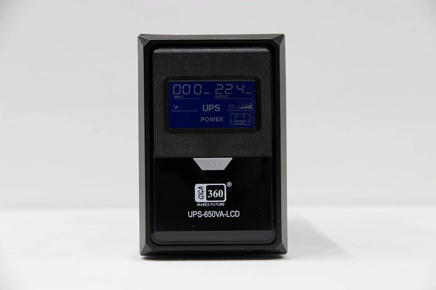 یو پی اس هوشمند گیگا 360 مدل UPS-650VA با صفحه نمایش LCD - مشکی