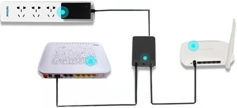 منبع تغذیه بدون وقفه 2500mah HAIZHI با محافظت ایمنی 5V9V12V مینی UPS پشتیبان باتری منبع تغذیه بدون وقفه 2500mah HAIZHI با محافظت ایمنی 5V9V12V مینی UPS پشتیبان باتری