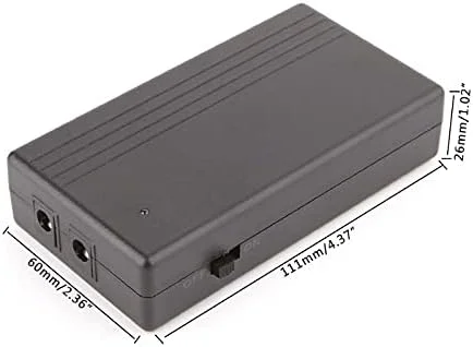 منبع تغذیه پشتیبان بدون وقفه مینی باتری 12V2A 22.2W برای دوربین روتر