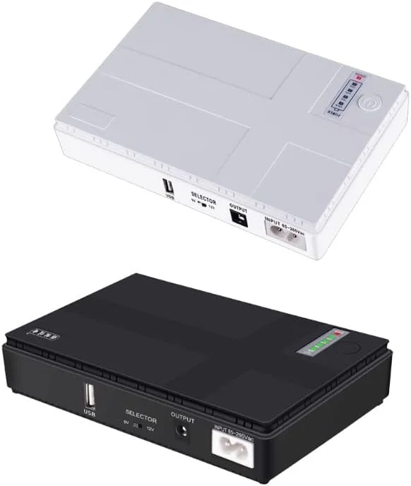 منبع تغذیه بدون وقفه مینی UPS درایور HAIZHI با باتری پشتیبان 5V/9V/12V