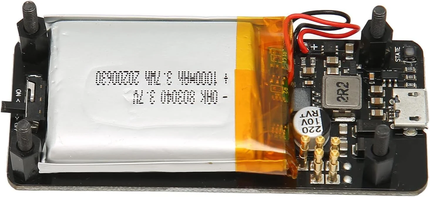 برد کلاهک منبع تغذیه UPS مدل Jectse V1.2 با قابلیت شارژ 400mA و باتری 1000mAh مناسب برای خانه