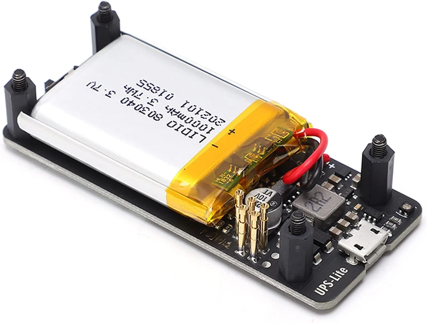 برد تغذیه UPS مدل JDIUQOP - برد تغذیه لایت UPS، بسته باتری، لوازم جانبی شارژر برای رزبری پای زیرو