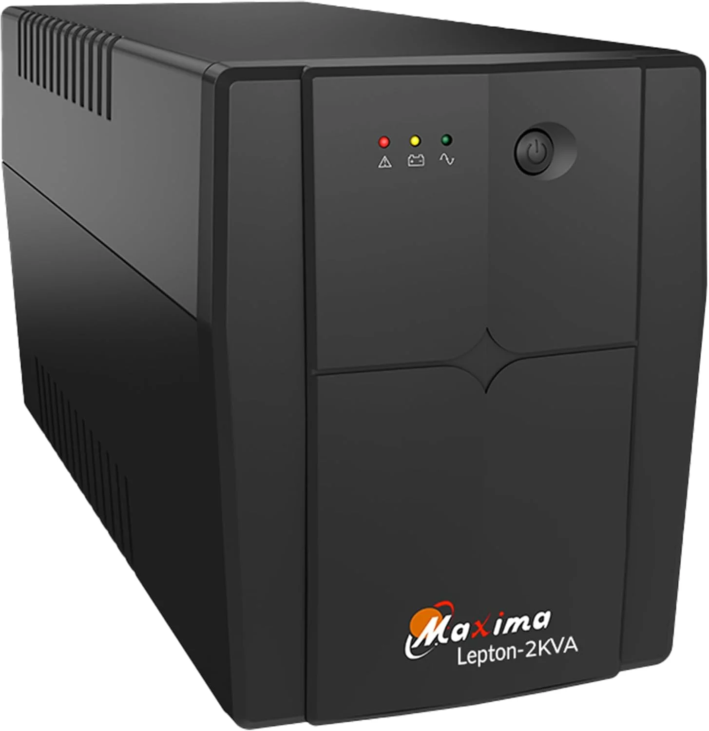 یو پی اس لاین اینتراکتیو ماکسیما مدل Solar با توان 2KVA، خروجی موج سینوسی شبیه سازی شده، منبع تغذیه بدون وقفه برای کامپیوتر، دارای باتری داخلی 12V/9Ah x 2، تثبیت کننده ولتاژ AVR، محافظت کامل از کامپیوتر