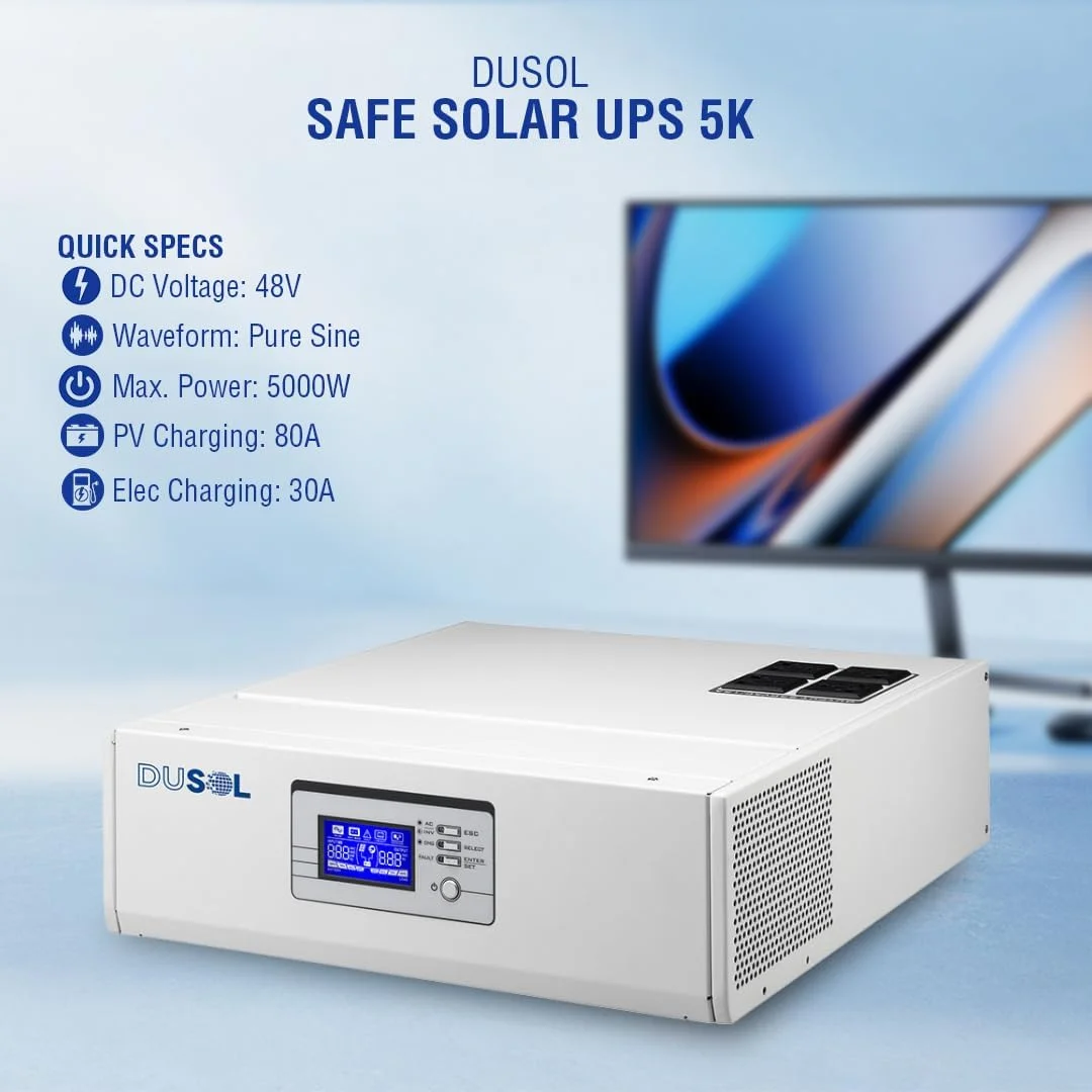 منبع تغذیه بدون وقفه ماکسیما سولار DSI Safe UPS 5K برای کامپیوتر، یو پی اس برای کامپیوتر شخصی، Safe UPS 48V 5KW، Safe UPS برای استفاده اداری. منبع تغذیه بدون وقفه ماکسیما سولار DSI Safe UPS 5K برای کامپیوتر، یو پی اس برای کامپیوتر شخصی، Safe UPS 48V 5KW، Safe UPS برای استفاده اداری.