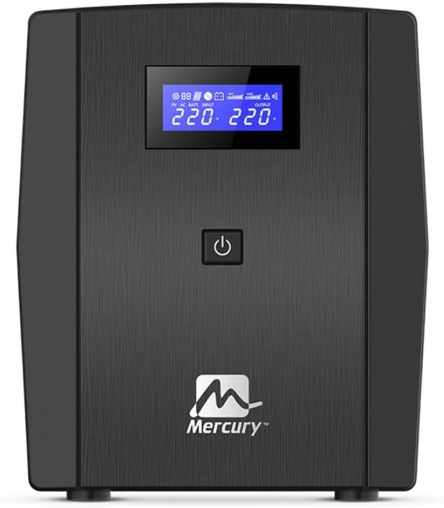 یو پی اس هوشمند مرکوری Elite 2200، 2200VA/1320W، آفلاین، نمایشگر LCD، پورت USB، 4 پریز یونیورسال
