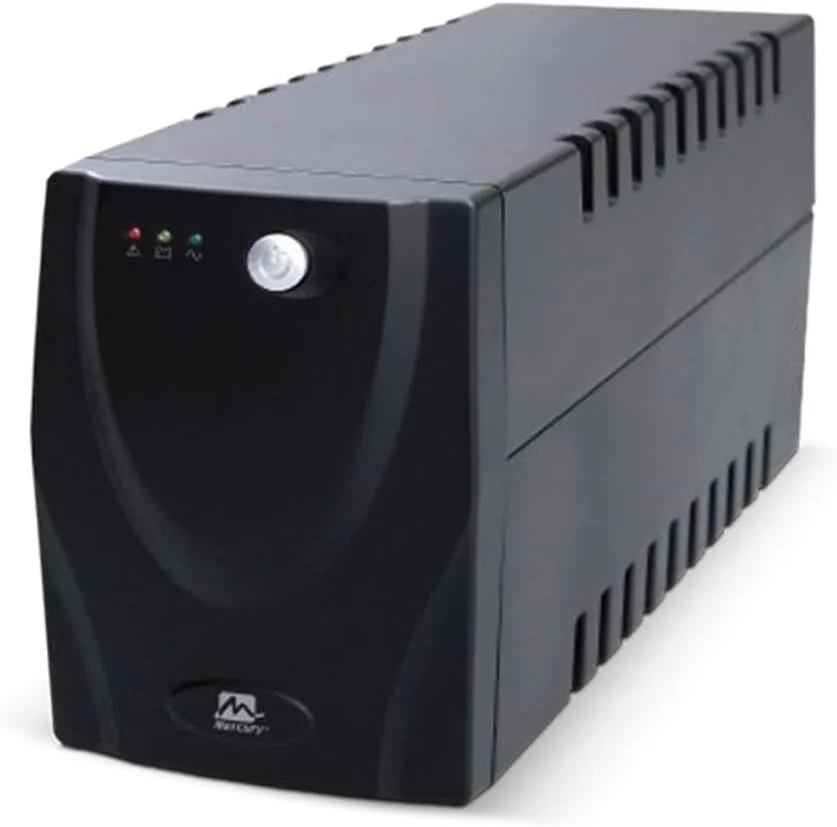 منبع تغذیه آفلاین مرکوری Elite UPS 850 Pro، با توان 850VA/510W، دارای 2 پریز یونیورسال و باتری 9AH